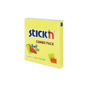 กระดาษโน๊ต+ฟิล์มอินเด็กซ์ STICKN 21526 เหลือง