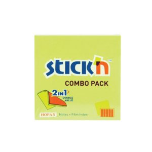 กระดาษโน๊ต+ฟิล์มอินเด็กซ์ STICKN 21526 เขียว