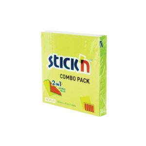 กระดาษโน๊ต+ฟิล์มอินเด็กซ์ STICKN 21526 เขียว