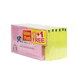 กระดาษโน้ต STICKN 21133-P12 value pack A