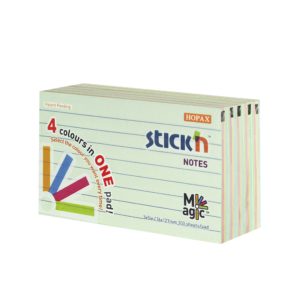 กระดาษโน้ต STICKN MP 3″x5″  21578 P+L(4+1)